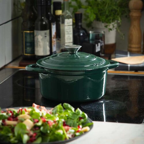 Orrefors Jernverk geëmailleerde braadpan (2.8L) Groen