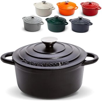 Orrefors Jernverk geëmailleerde braadpan 5L Crème