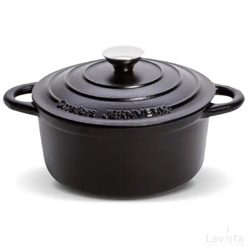 Orrefors Jernverk grote geëmailleerde braadpan 5L zwart