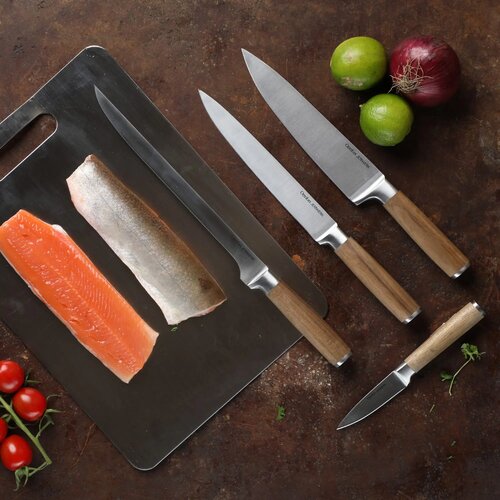 Orrefors Jernverk koksmes 8" staal hout