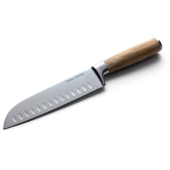 Orrefors Jernverk Santoku koksmes hout