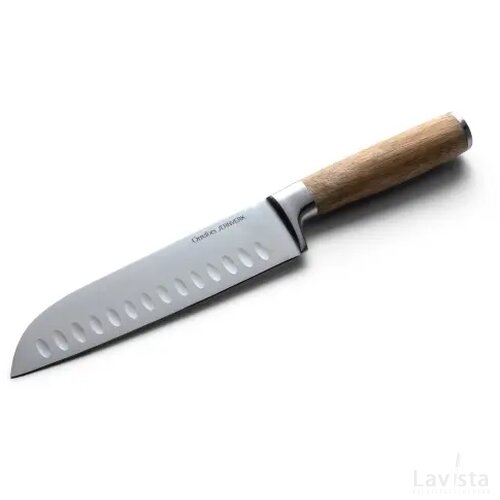 Orrefors Jernverk Santoku koksmes hout