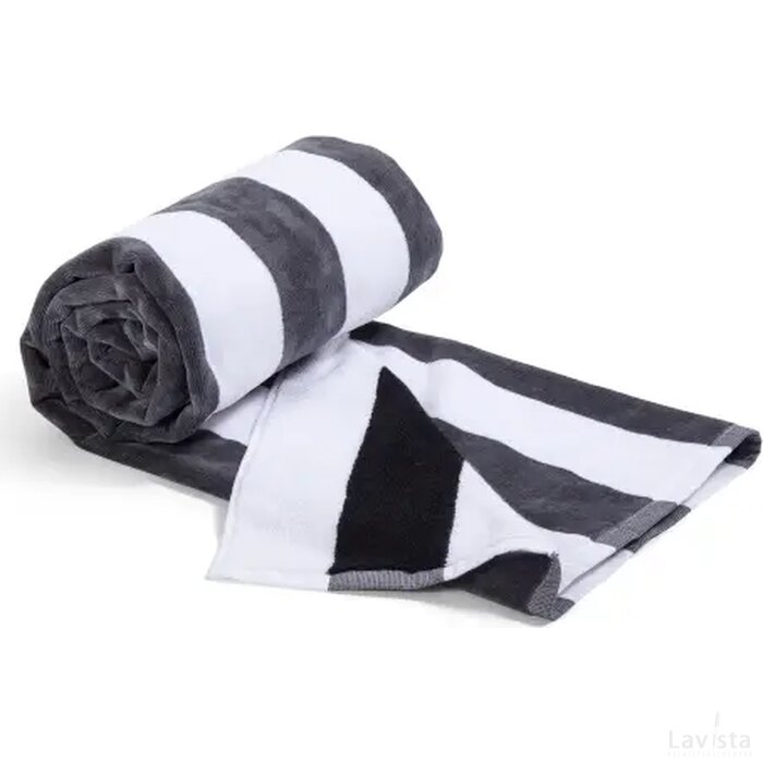 Lord Nelson strandhanddoek 80x160 cm wit / zwart