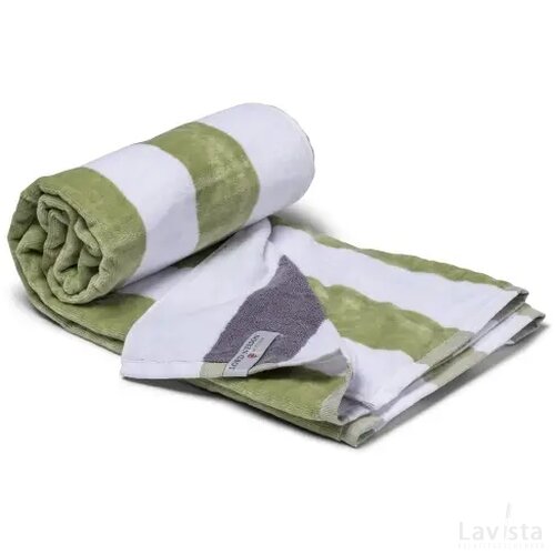 Lord Nelson strandhanddoek 80x160 cm wit / groen