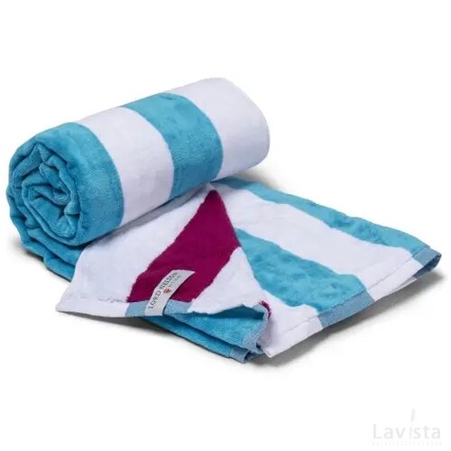 Lord Nelson strandhanddoek 80x160 cm wit / licht blauw