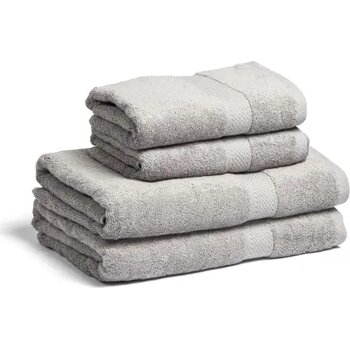Lord Nelson Fairtrade handdoek 70x130cm set van 3 grijs