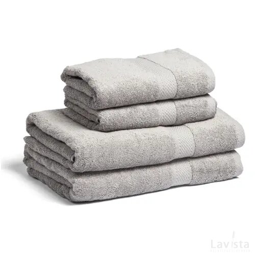 Lord Nelson Fairtrade handdoek 70x130cm set van 3 grijs