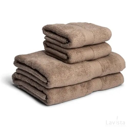 Lord Nelson Fairtrade handdoek 70x130cm set van 3 licht bruin