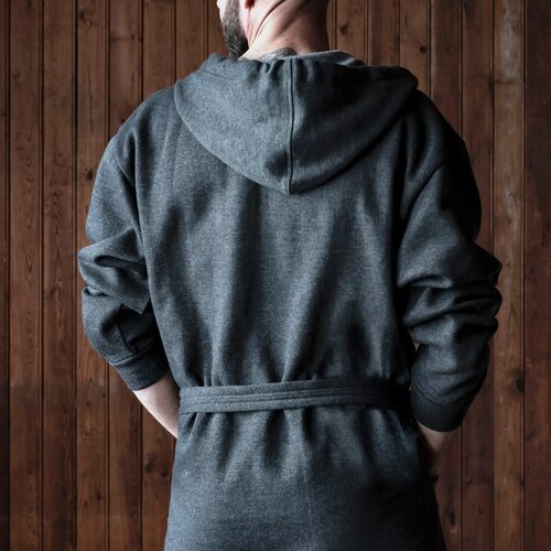 Kosta Linnewafveri badjas college S/M blauw