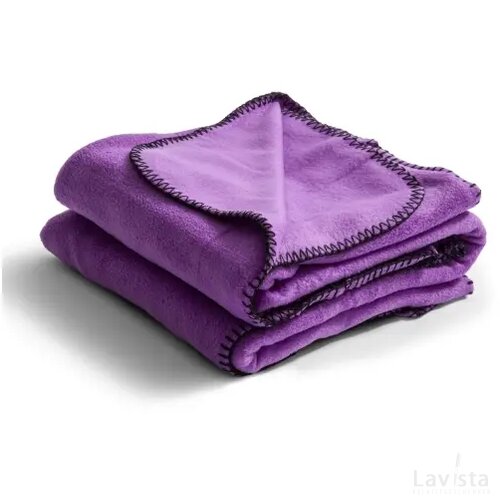 Nightingale fleece deken 130x170 cm lila