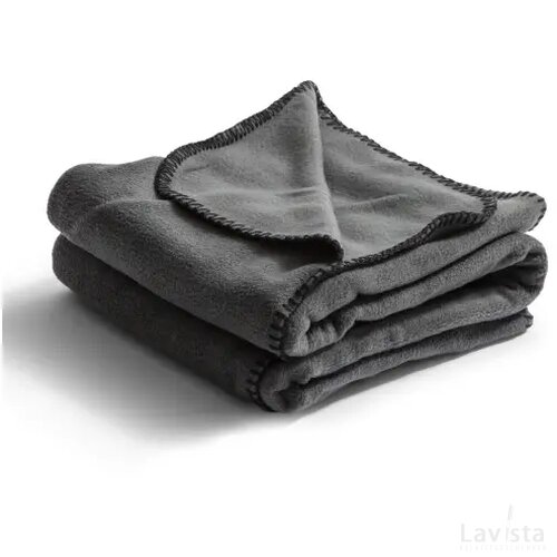 Nightingale fleece deken 130x170 cm grijs