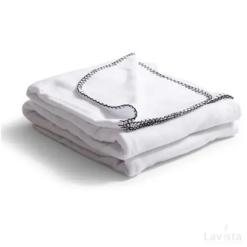 Nightingale fleece deken 130x170 cm wit