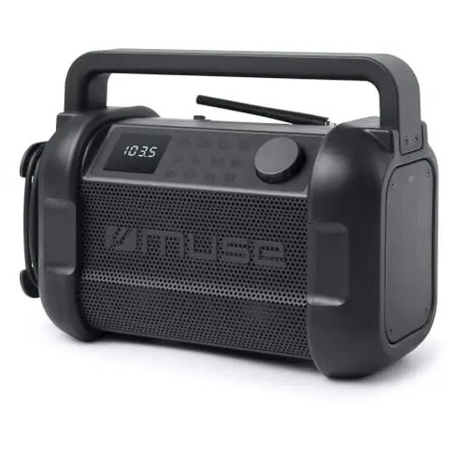 M-928 | Muse bouwradio met Bluetooth 20W met FM-radio zwart