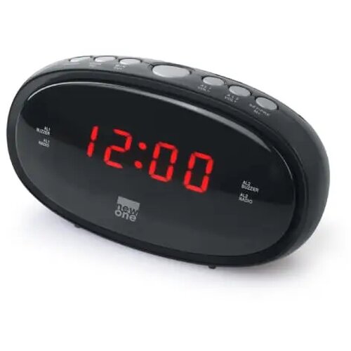 NewOne PLL wekkerradio Zwart