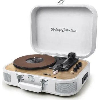 MT-201 | Muse vintage platenspeler Bluetooth en AUX-poort 2x5W wit
