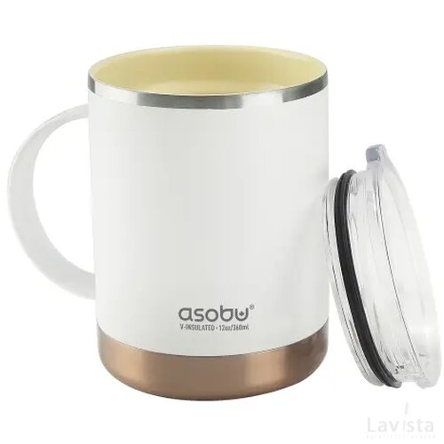 Asobu Ultimate mok met Puramic 360ml wit