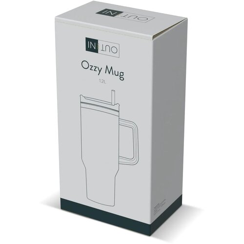 InSideOut Ozzy Thermosbeker Zwart 1200 ml