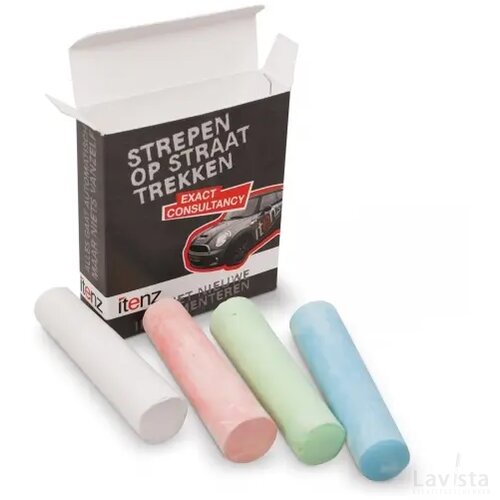 Stoepkrijt 4st full-colour