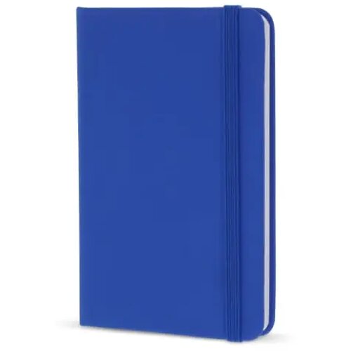 A6-notitieboek van PU met FSC-pagina's blauw