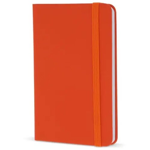 A6-notitieboek van PU met FSC-pagina's oranje