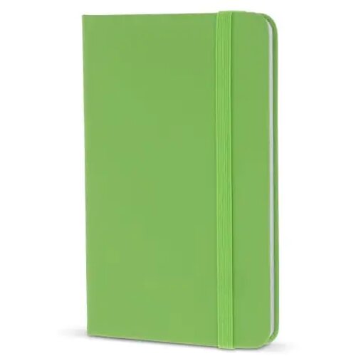 A6-notitieboek van PU met FSC-pagina's lichtgroen