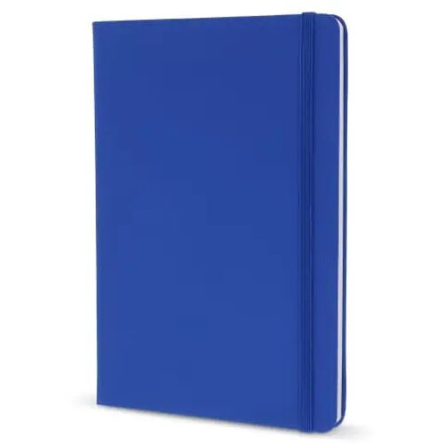A5-notitieboek van PU met FSC-pagina's blauw