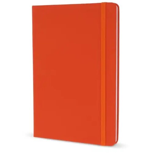 A5-notitieboek van PU met FSC-pagina's oranje