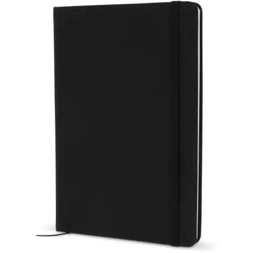 A5-notitieboek van PU met FSC-pagina's zwart