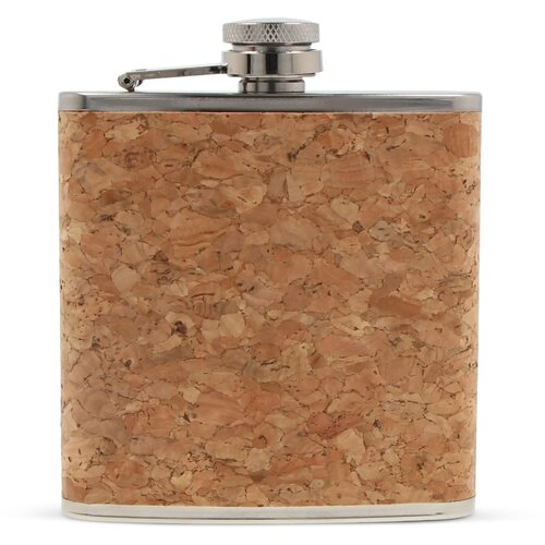 Heupfles kurk 170ml natuur 170 ml