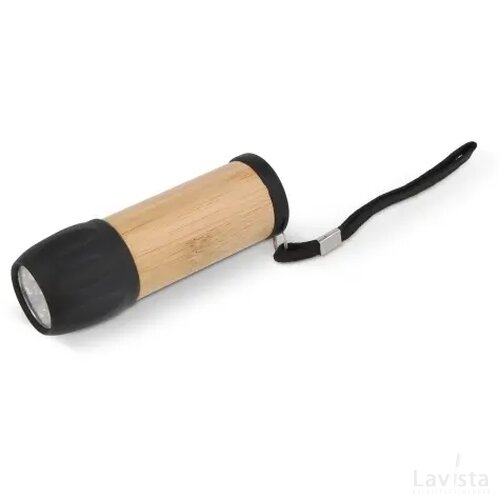 R-ABS & Bamboe Zaklamp zwart