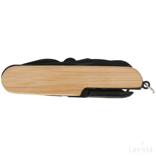 Multitool bamboe 9 functies zwart
