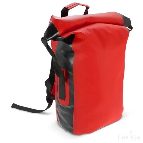 Rolltop rugzak 25L rood