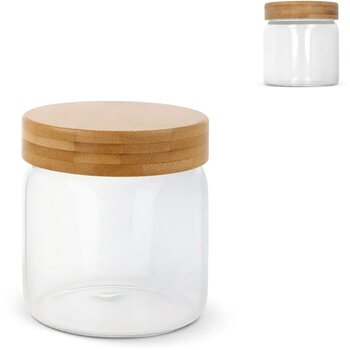 Voorraadpot met schroefdeksel (600 ml) Transparant