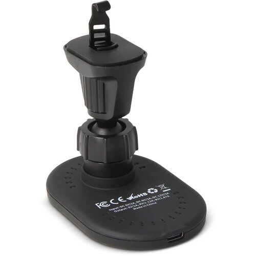 Wireless car charger R-ABS 15W Zwart