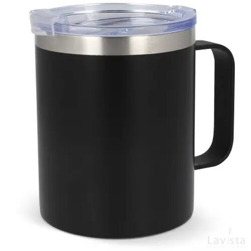 T-ceramics thermomok met deksel Danube 350ml zwart