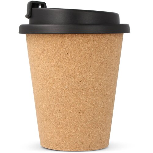 R-PP Kurk koffiebeker 350 ml zwart
