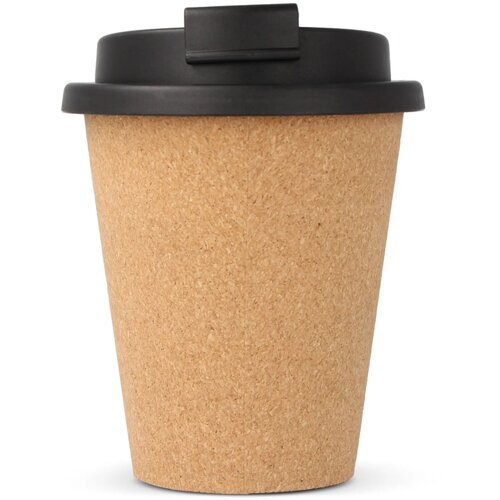 R-PP Kurk koffiebeker 350 ml zwart