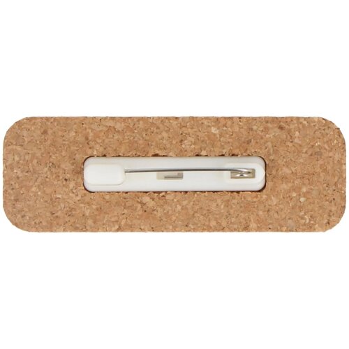 Kurk naambadge Naturel