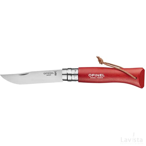 Opinel Colorama No 08 Vouwbaar Zakmes Rood
