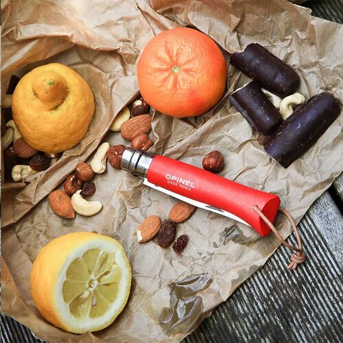Opinel Colorama No 08 Vouwbaar Zakmes Rood