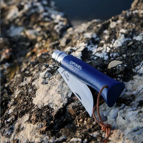 Opinel Colorama No 08 Vouwbaar Zakmes Blauw