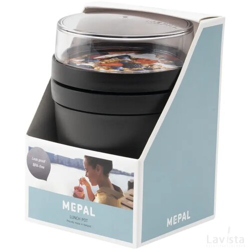 Mepal Ellipse Foodcontainer Zwart