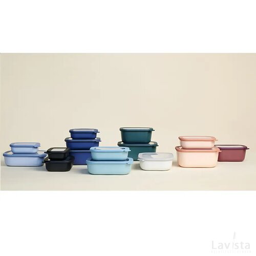 Mepal Cirqula Multikom Rechthoekig 2 L Lunchbox Vivid Blue