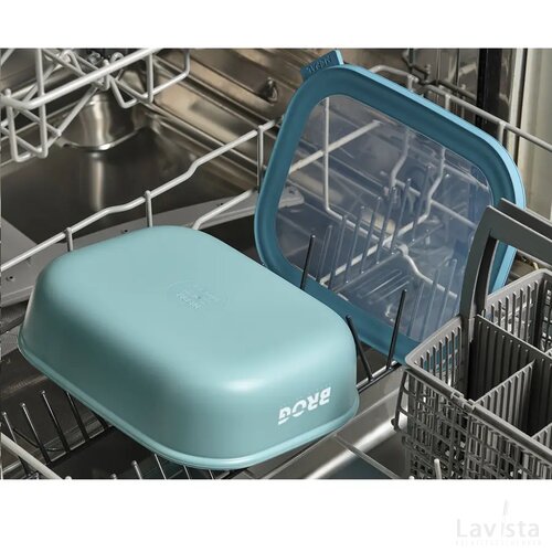Mepal Cirqula Multikom Rechthoekig 2 L Lunchbox Vivid Blue