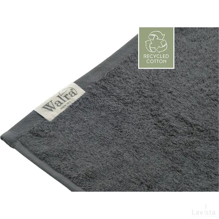 Walra Towel Remade Cotton 50 X 100 Handdoek Antraciet