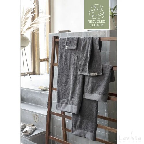 Walra Towel Remade Cotton 50 X 100 Handdoek Antraciet