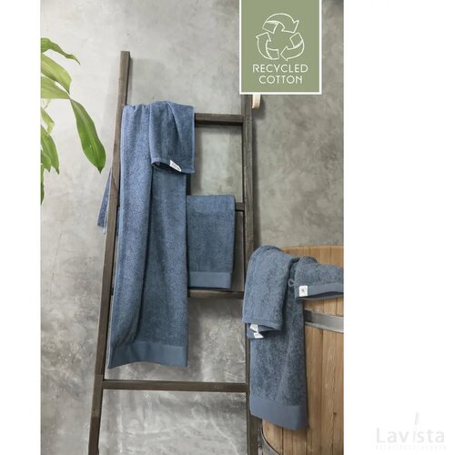Walra Towel Remade Cotton 50 X 100 Handdoek Blauw