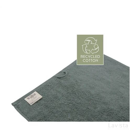 Walra Towel Remade Cotton 50 X 100 Handdoek Donkergroen