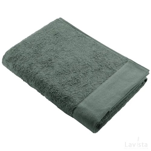 Walra Bathtowel Remade Cotton 70 X 140 Badhanddoek Donkergroen