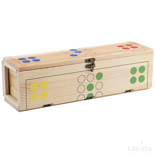 Rackpack Gamebox Ludo Hout